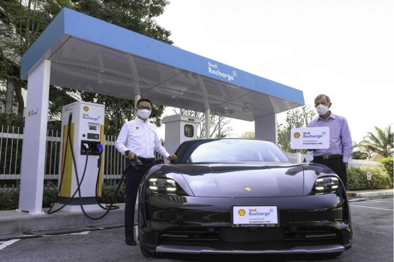 Shell จับมือ Porsche ขยายเครือข่าย EV Stion ประสิทธิภาพสูงat