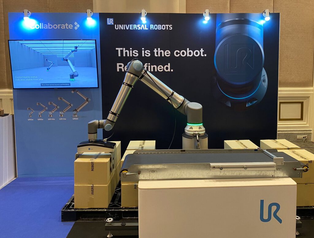 UR20 หุ่นยนต์รุ่นใหม่ที่เปิดตัวในงาน Collaborate APAC 2022