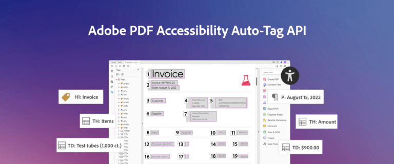 อะโดบี เปิดตัว Adobe PDF Accessibility Auto-Tag API ฟีเจอร์ AI รองรับการเข้าถึงเอกสารดิจิทัลแบบอัตโนมัติได้มากยิ่งขึ้น