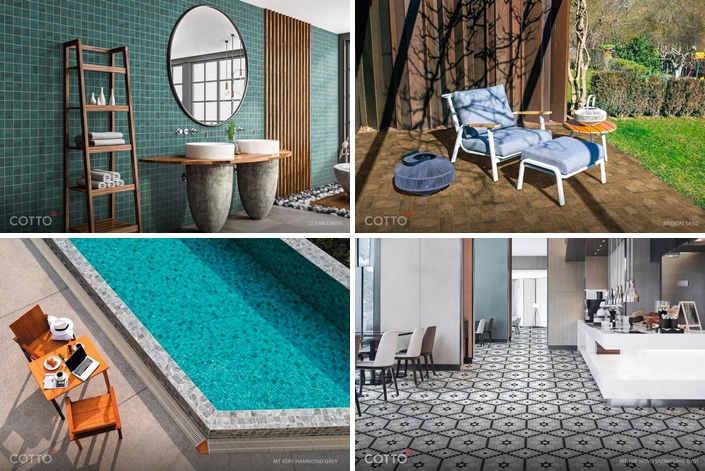 ส่อง 4 จุดพื้นที่แห่งความสุข งานดีไซน์ด้วยกระเบื้องตกแต่งชิ้นเล็กๆที่มากด้วยความหมายเพื่อมอบให้ แม่