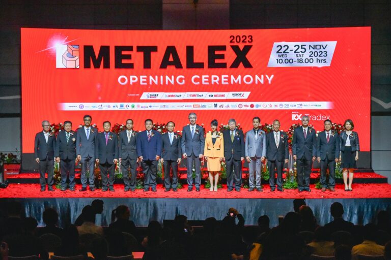 งาน “METALEX 2023” ครั้งที่ 37 เปิดตัวใหญ่กว่าเดิม  อวดโฉมนวัตกรรมโลหการสุดล้ำ ครบเครื่องเรื่องโลหการ