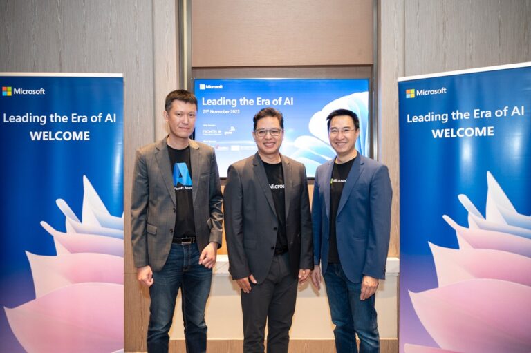 Leading the Era of AI Microsoft ประกาศถึงยุคที่นำการใช้ปัญญาประดิษฐ์เพื่อองค์กรธุรกิจและหน่วยงานราชการ โชว์ Copilot for Microsoft 365