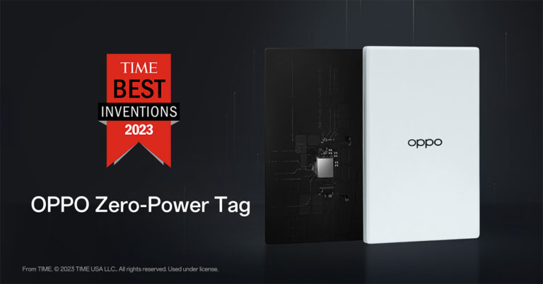 OPPO Zero-Power Tag ได้รับรางวัล Best Inventions of 2023 จากนิตยสาร TIME  พร้อมมุ่งสู่อนาคตที่ยั่งยืน