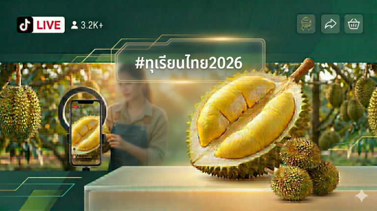 “ทุเรียน2026” พลิกวิกฤต Over Supply เป็นโอกาส คนไทยกินทุเรียนราคาคุณภาพ?