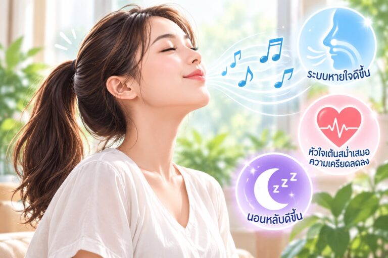 ทำไมแค่ “ฮัมเพลง” เปลี่ยนสุขภาพพังให้ปังได้?!? มหัศจรรย์พลังของเสียงที่ซ่อนอยู่ในลมหายใจ